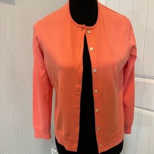 Women's Orange Cardigan